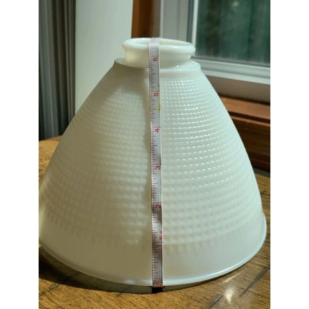 Corning Milk Glass Torchiere Lampshade No. 82012 Size 6.5”